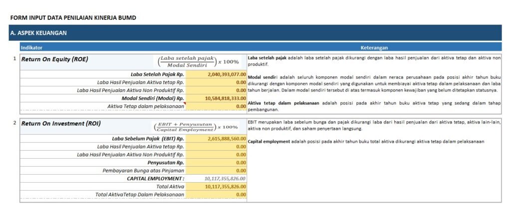 Modul Penilaian Kinerja BUMD — pratinjau 2